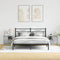 vidaXL Bedside Cabinets with LED 2 pcs Concrete Grey 50x34.5x50 cm