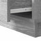 vidaXL Bedside Cabinet with LED Grey Sonoma 50x34,5x50 cm