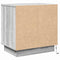 vidaXL Bedside Cabinet with LED Grey Sonoma 50x34,5x50 cm