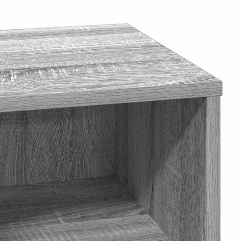 vidaXL Bedside Cabinets with LED 2 pcs Grey Sonoma 50x34,5x50 cm