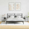 vidaXL Bedside Cabinets with LED 2 pcs Grey Sonoma 50x34,5x50 cm