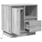 vidaXL Bedside Cabinets with LED 2 pcs Grey Sonoma 50x34,5x50 cm