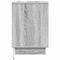 vidaXL Bedside Cabinets with LED 2 pcs Grey Sonoma 50x34,5x50 cm