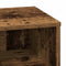 vidaXL Bedside Cabinets with LED Lights 2 pcs Old Wood 50x34,5x50 cm