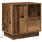 vidaXL Bedside Cabinets with LED Lights 2 pcs Old Wood 50x34,5x50 cm