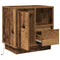 vidaXL Bedside Cabinets with LED Lights 2 pcs Old Wood 50x34,5x50 cm