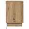 vidaXL Bedside Cabinet with LED Artisan Oak 50x34,5x50 cm