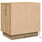 vidaXL Bedside Cabinets with LED 2 pcs Artisan Oak 50x34,5x50 cm