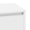 vidaXL Bedside Cabinet with LED Lights White 39x34,5x50 cm