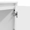 vidaXL Bedside Cabinet with LED Lights White 39x34,5x50 cm