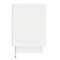 vidaXL Bedside Cabinet with LED Lights White 39x34,5x50 cm