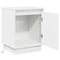 vidaXL Bedside Cabinets with LED Lights 2 pcs White 39x34,5x50 cm