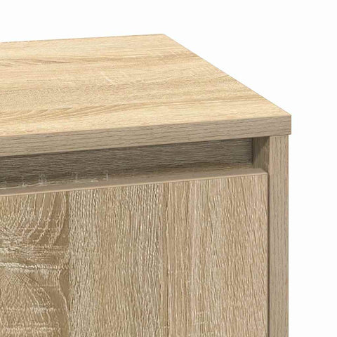 vidaXL Bedside Cabinets with LED Lights 2 pcs Sonoma Oak 39x34,5x50 cm