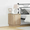 vidaXL Bedside Cabinets with LED Lights 2 pcs Sonoma Oak 39x34,5x50 cm