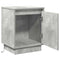 vidaXL Bedside Cabinets with LED Lights 2 pcs Concrete Grey 39x34,5x50 cm