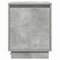 vidaXL Bedside Cabinets with LED Lights 2 pcs Concrete Grey 39x34,5x50 cm