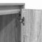 vidaXL Bedside Cabinet with LED Lights Grey Sonoma 39x34,5x50 cm