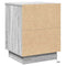 vidaXL Bedside Cabinet with LED Lights Grey Sonoma 39x34,5x50 cm