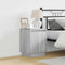 vidaXL Bedside Cabinets with LED Lights 2 pcs Grey Sonoma 39x34,5x50 cm