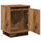 vidaXL Bedside Cabinets with LED Lights 2 pcs Old Wood 39x34,5x50 cm