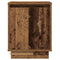 vidaXL Bedside Cabinets with LED Lights 2 pcs Old Wood 39x34,5x50 cm