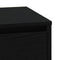 vidaXL Bedside Cabinet with LED Lights Black 39x34.5x50 cm