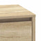 vidaXL Bedside Cabinets with LED Lights 2 pcs Sonoma Oak 39x34.5x50 cm