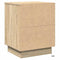 vidaXL Bedside Cabinets with LED Lights 2 pcs Sonoma Oak 39x34.5x50 cm
