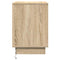 vidaXL Bedside Cabinets with LED Lights 2 pcs Sonoma Oak 39x34.5x50 cm