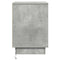 vidaXL Bedside Cabinets with LED Lights 2 pcs Concrete Grey 39x34.5x50 cm