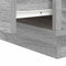 vidaXL Bedside Cabinet with LED Lights Grey Sonoma 39x34,5x50 cm