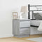 vidaXL Bedside Cabinets with LED Lights 2 pcs Grey Sonoma 39x34.5x50 cm