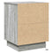 vidaXL Bedside Cabinets with LED Lights 2 pcs Grey Sonoma 39x34.5x50 cm