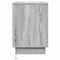 vidaXL Bedside Cabinets with LED Lights 2 pcs Grey Sonoma 39x34.5x50 cm