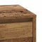 vidaXL Bedside Cabinets with LED Lights 2 pcs Old Wood 39x34.5x50 cm