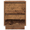 vidaXL Bedside Cabinets with LED Lights 2 pcs Old Wood 39x34.5x50 cm