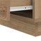 vidaXL Bedside Cabinet with LED Lights Artisan Oak 39x34.5x50 cm