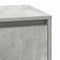 vidaXL Bedside Cabinet with LED Concrete Grey 39x34.5x65 cm Engineered Wood