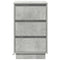 vidaXL Bedside Cabinet with LED Concrete Grey 39x34.5x65 cm Engineered Wood