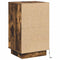 vidaXL Bedside Cabinet with LED Smoked Oak 39x34.5x65 cm Engineered Wood