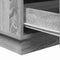 vidaXL Bedside Cabinet with LED Grey Sonoma 39x34.5x65 cm Engineered Wood