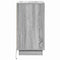 vidaXL Bedside Cabinet with LED Grey Sonoma 39x34.5x65 cm Engineered Wood
