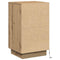 vidaXL Bedside Cabinet with LED Artisan Oak 39x34.5x65 cm Engineered Wood