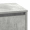 vidaXL Bedside Cabinet with LED Concrete Grey 71x34,5x75 cm Engineered Wood