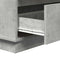 vidaXL Bedside Cabinet with LED Concrete Grey 71x34,5x75 cm Engineered Wood