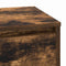 vidaXL Bedside Cabinet with LED Smoked Oak 71x34.5x75 cm Engineered Wood