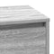 vidaXL Bedside Cabinet with LED Grey Sonoma 71x34,5x75 cm Engineered Wood