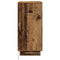 vidaXL Bedside Cabinet with LED Old Wood 71x34,5x75 cm Engineered Wood