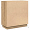 vidaXL Bedside Cabinet with LED Artisan Oak 71x34,5x75 cm Engineered Wood