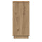 vidaXL Bedside Cabinet with LED Artisan Oak 71x34,5x75 cm Engineered Wood